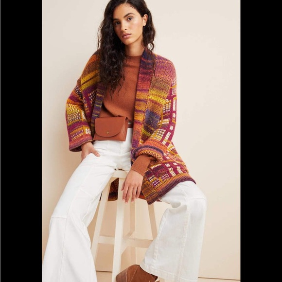 SOLD Anthropologie Tavia Longline Patchwork
Cardigan - Picture 11 of 11